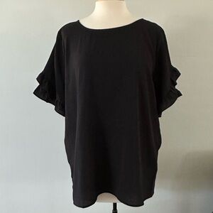 Staccato Ruffled Sleeve Blouse